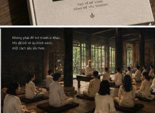 Thiền tọa chánh niệm trong gian nhà gỗ